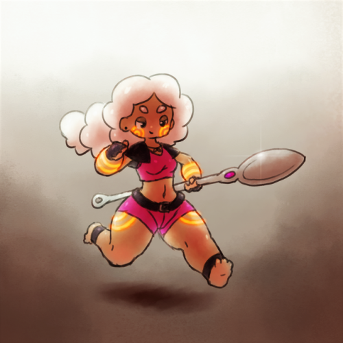 krocodilian:This gal’s got a giant spoon and she knows how to...