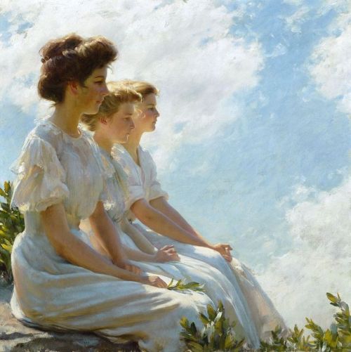 malinconie - Charles Courtney Curran, On the Heights, 1909