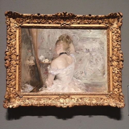 andantegrazioso - Berthe Morisot, Lady at her Toilette, The Art...