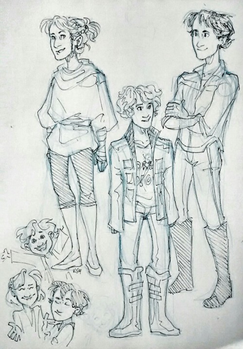 phil-the-stone:I did some character designs for the Solo kids...