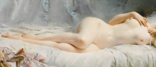 loumargi - Madeleine Lemaire (French, 1845 - 1928) Le sommeil de...