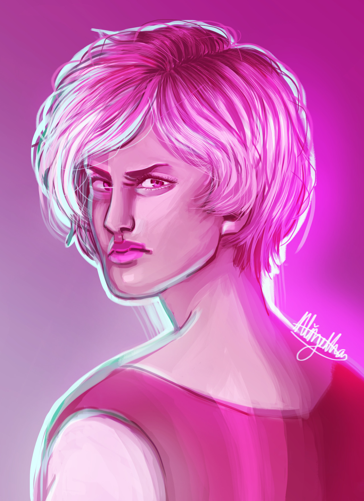 Pink Diamond Portrait