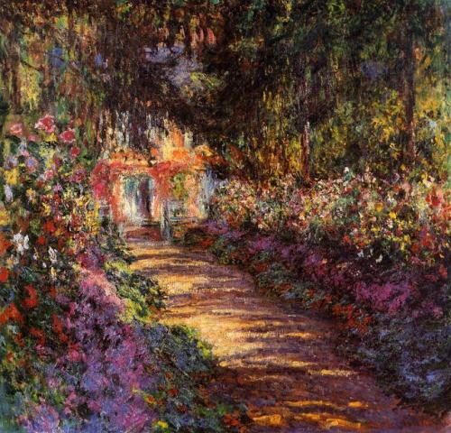 artist-monet:Pathway in Monet’s Garden at Giverny, Claude...