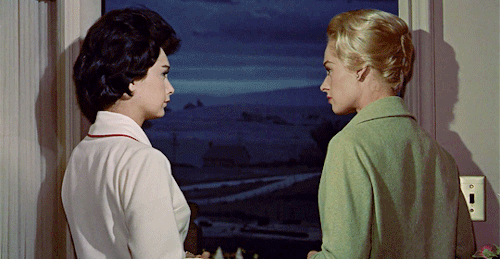 adele-haenel - Annie & Melanie in The Birds (1963) dir. Alfred...