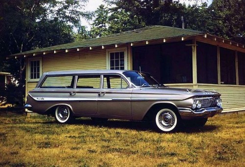 Up at camp… 1961 9 passenger Nomad wagon