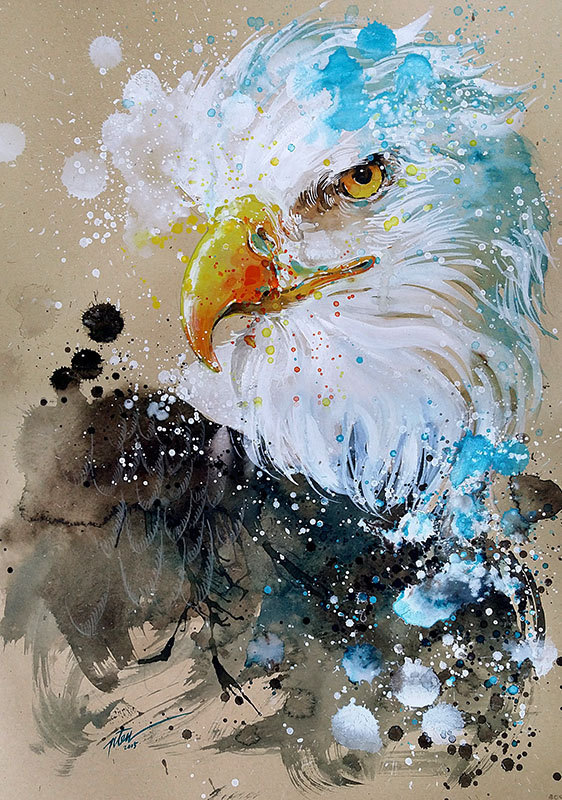 Culture N Lifestyle CNL — Beautiful Splashed Watercolor
