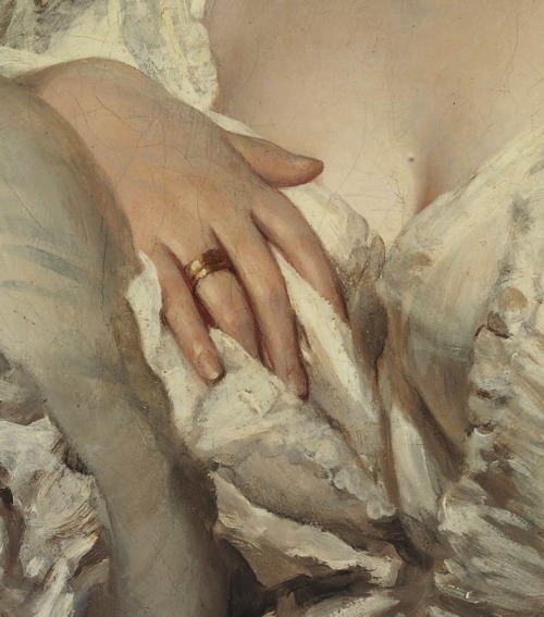theladyintweed - Details of Portraits by Franz Xaver...