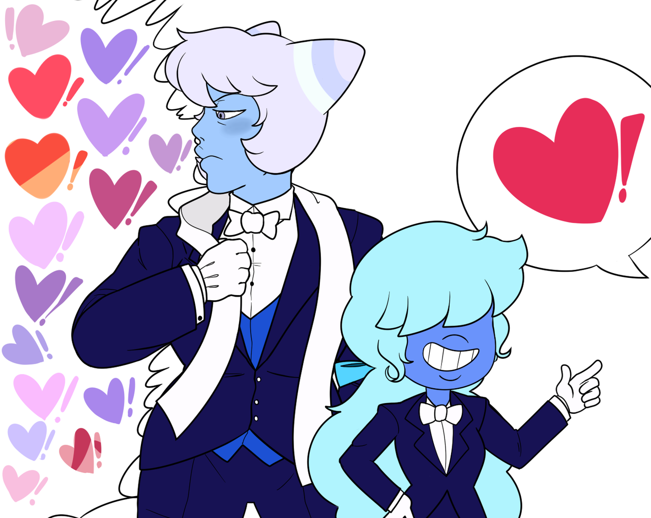 A snazzy pair of blue’s