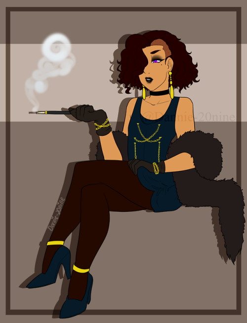Naddie at the club~p.s. She does not smoke, it’s for aesthetic