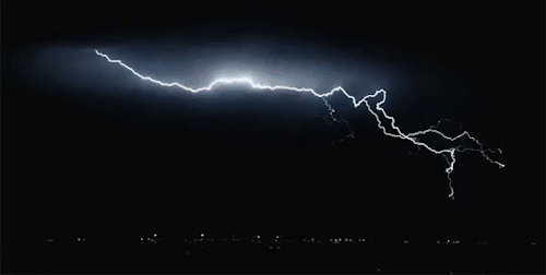 science-gifs - Lightning slow motion