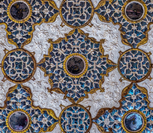 niramish - Sheesh Mahal Detail - Amer, Jaipur, Rajasthan, India