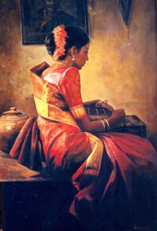 browngxl - Oil Paintings by Elayaraja