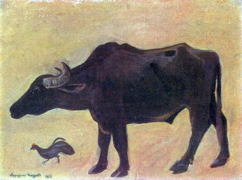 artist-sarian - A bull, Martiros...