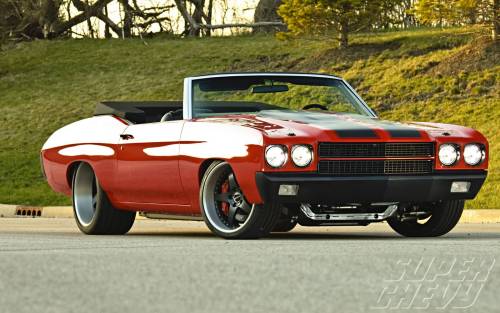 americanmusclepower:1970 Chevy Chevelle Convertible Pro Touring