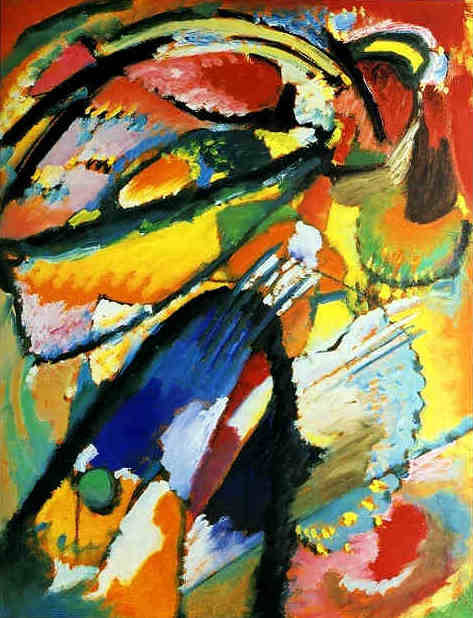 artist-kandinsky - An angel of the Last Judgement, 1911, Wassily...