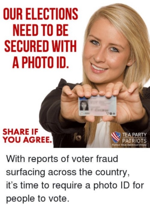 xxsavage308xx - I’ve had to show my ID at every polling place...
