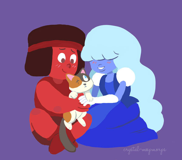 Cat Steven and her tiny moms