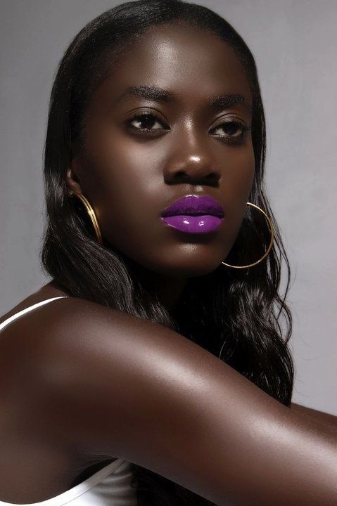 kimreesesdaughter - Unconventional Lip Colors on Dark Skin 