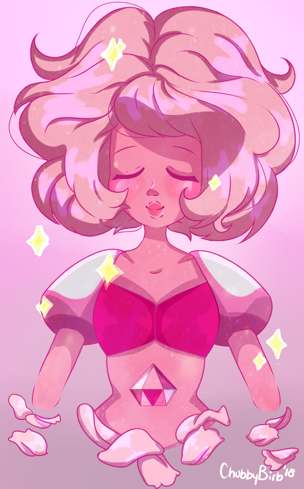 I finally managed to draw a Pink Diamond I actually like.