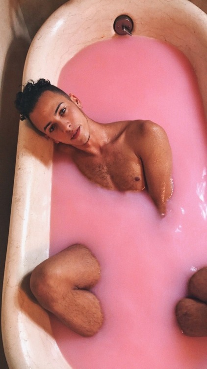 the-otherjcole: “First ever milk bath photo shoot. My model was @scxi More to come this is just a teaser I took with Snapchat last night. ”