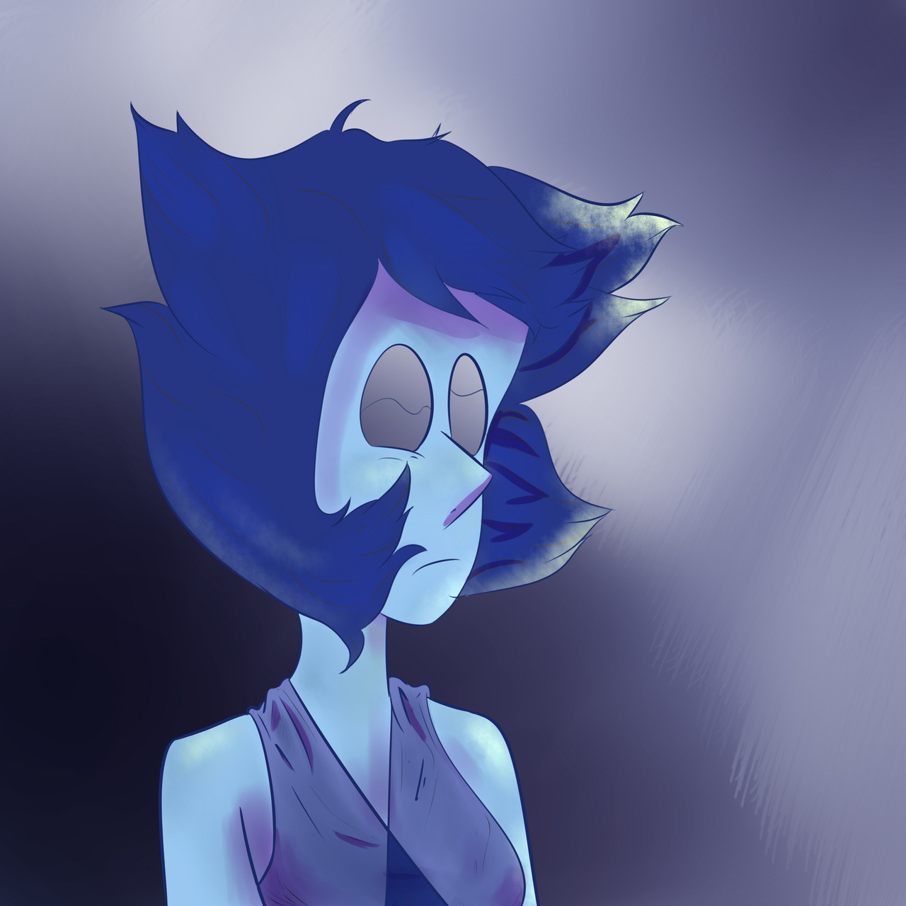 Hey here is another Lapis… mirror eye gem. Trying to get out a bit more art so myeh… Follow if you’d like to see more I guess