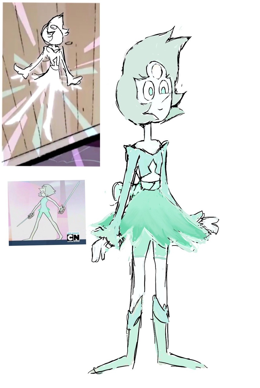 I still think our pearl originally belonged to white diamond based off her gem placement and colour palette from the answer. Under Pink she appears multicolour which doesn’t fit with the style of the...