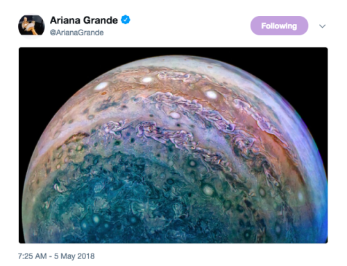 arianagrandesource - May 5th - Ariana via Twitter