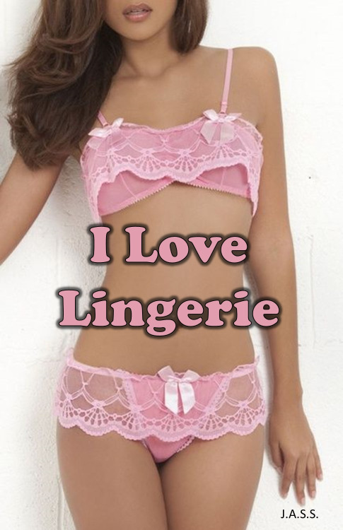 friedpuppycoffee:lisa-in-lingerie-and-chastity:And wearing it...
