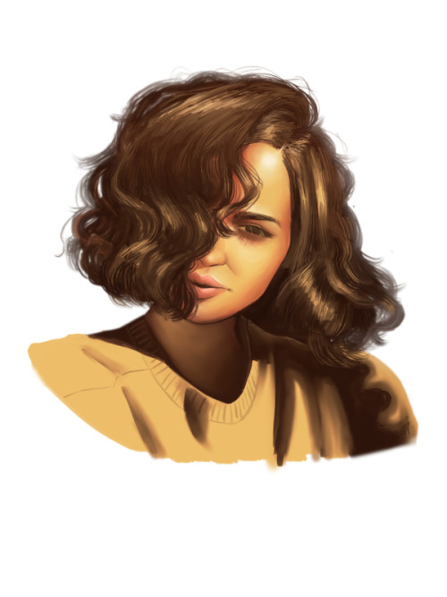 painting hair is still challenging 