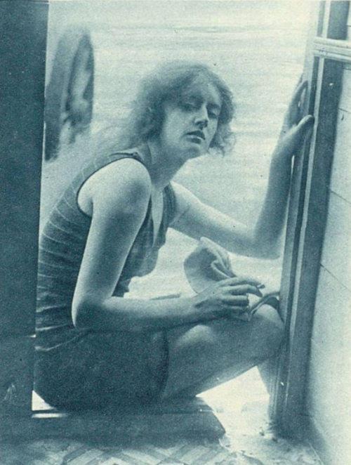 yesterdaysprint - Dancer Nancy Leslie, Ostend, Belgium, 1920