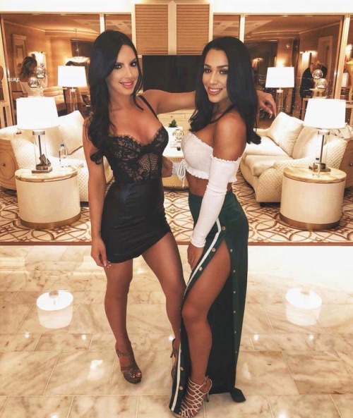babes-in-tight-dress - Beautiful sisters ready for the...