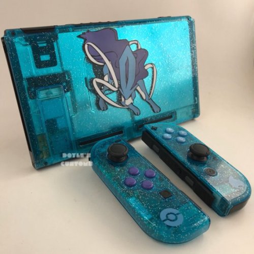 retrogamingblog - Custom Transparent Nintendo Switch Consoles made...