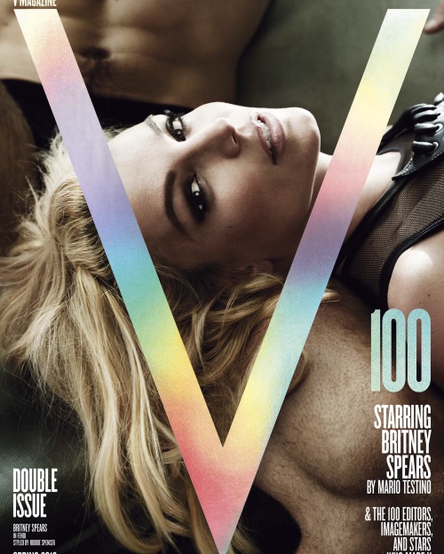 britneyspears - On stands this week!! V Magazine and Mario...