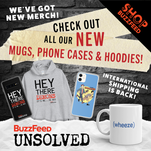MERCH ALERT Get spooky with new BuzzFeed Unsolved mugs,...