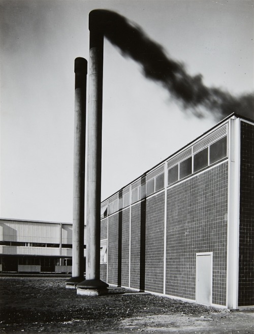 germanpostwarmodern - Weaving Mill (1949-51) in Blumberg, Germany,...