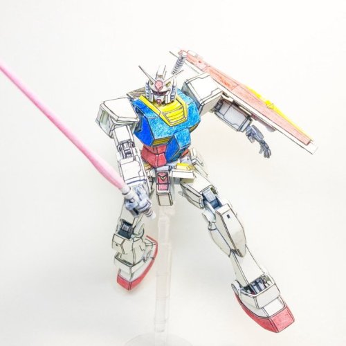 newtypestring - HGUC RX-78-2 Gundam (color pencil paint...