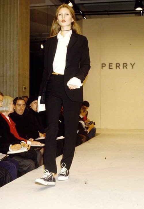 decadesfashion:Kate Moss, Marc Jacobs for Perry Ellis S/S...