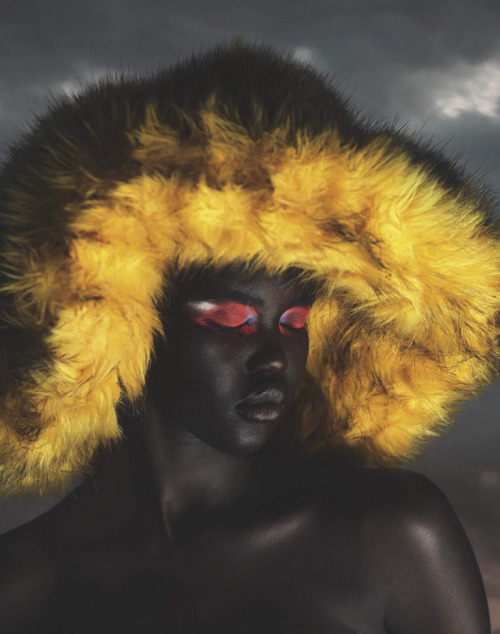 a-state-of-bliss - Vogue Italia April 2018 - Adut Akech by Mert...