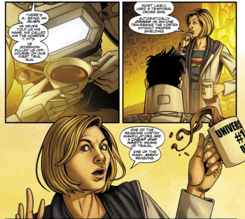 herosmurfs - The 13th Doctor has a “Universe’s #1 Dad” mug. That...