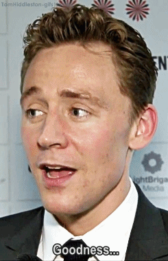 tomhiddleston-gifs - Variations on the word ’goodness’ by Mr...