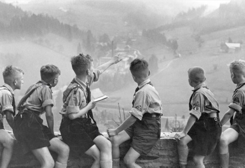 nationalsocialismblog:Boys of the German Youth, 1937.
