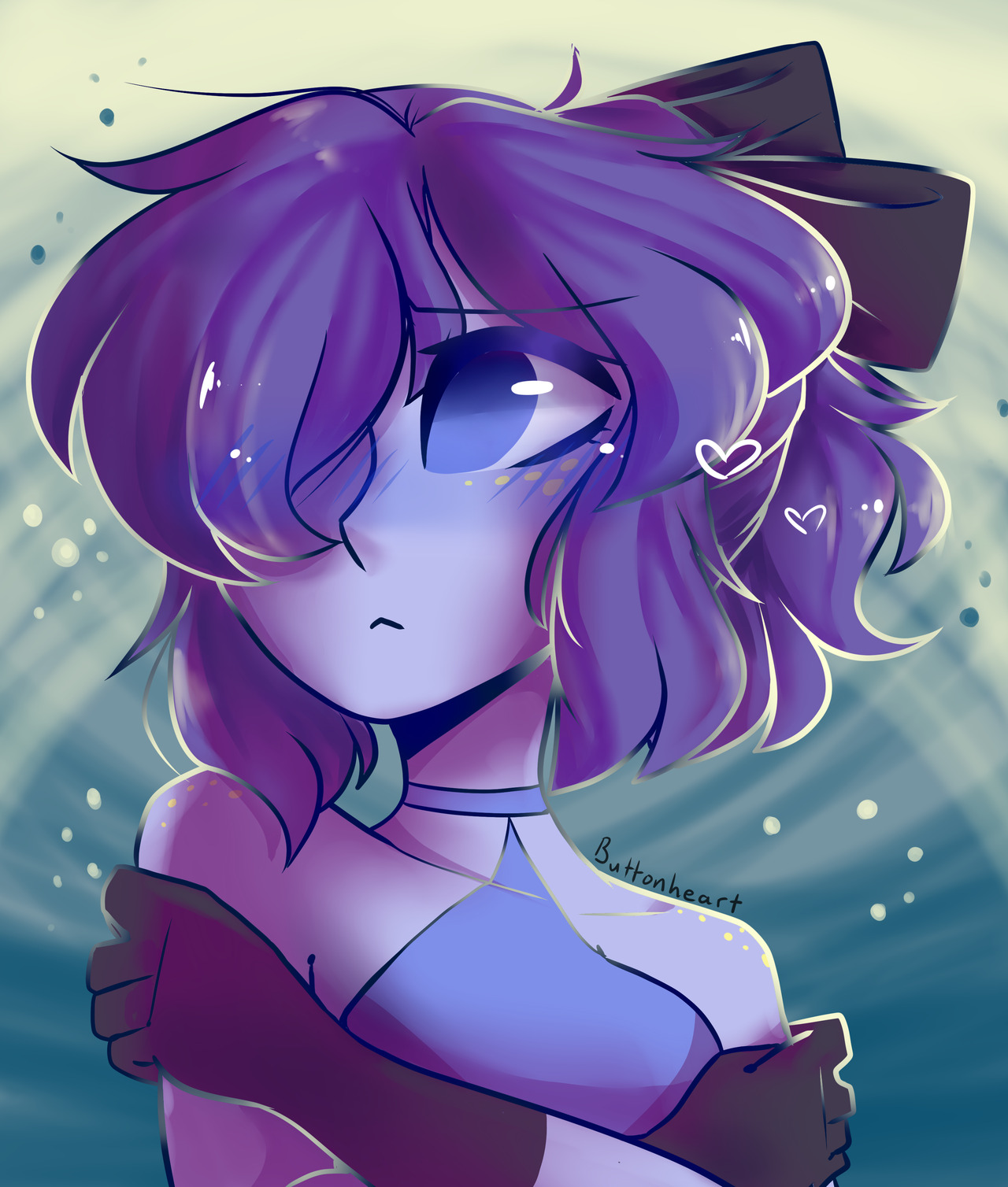 @laliiyeaah ‘s Lapis sona was so cute, I just had to draw her!! I hope you like it