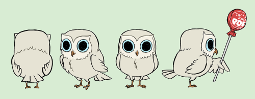 I had an assignment to redesign Mr. Owl for my character design...