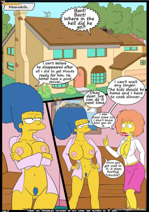 hentai-doujinshi-art - Simpsons doujinshi, Old habits 6 - ...