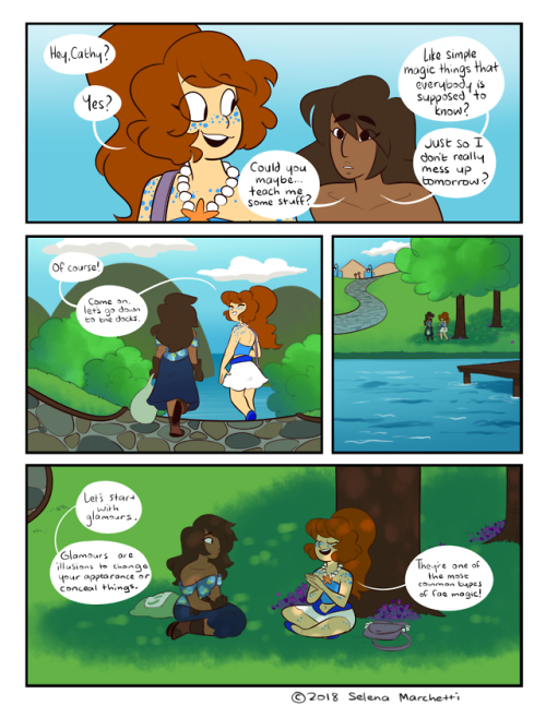 swanwebcomic - First | Previous Nexttime for a magic...