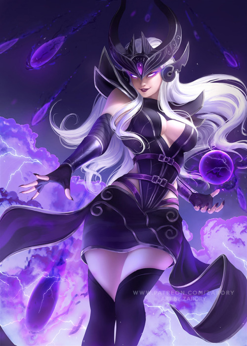 zarory - Syndra from League Of Legends ❤️ Did a painting of her...