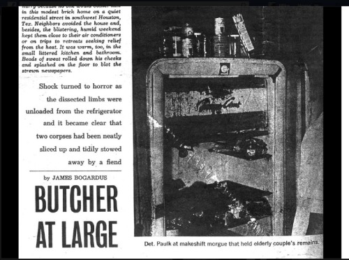 congenitaldisease - The Ice Box Murders - On 23 June, 1965,...