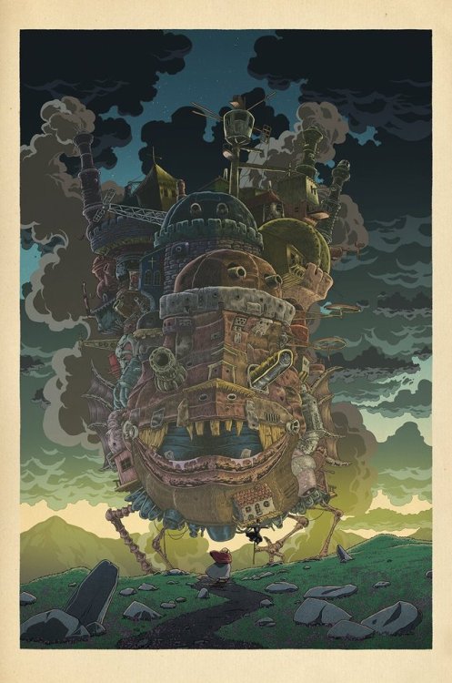 pixalry:Hayao Miyazaki Illustrations - Created by Bill Mudron