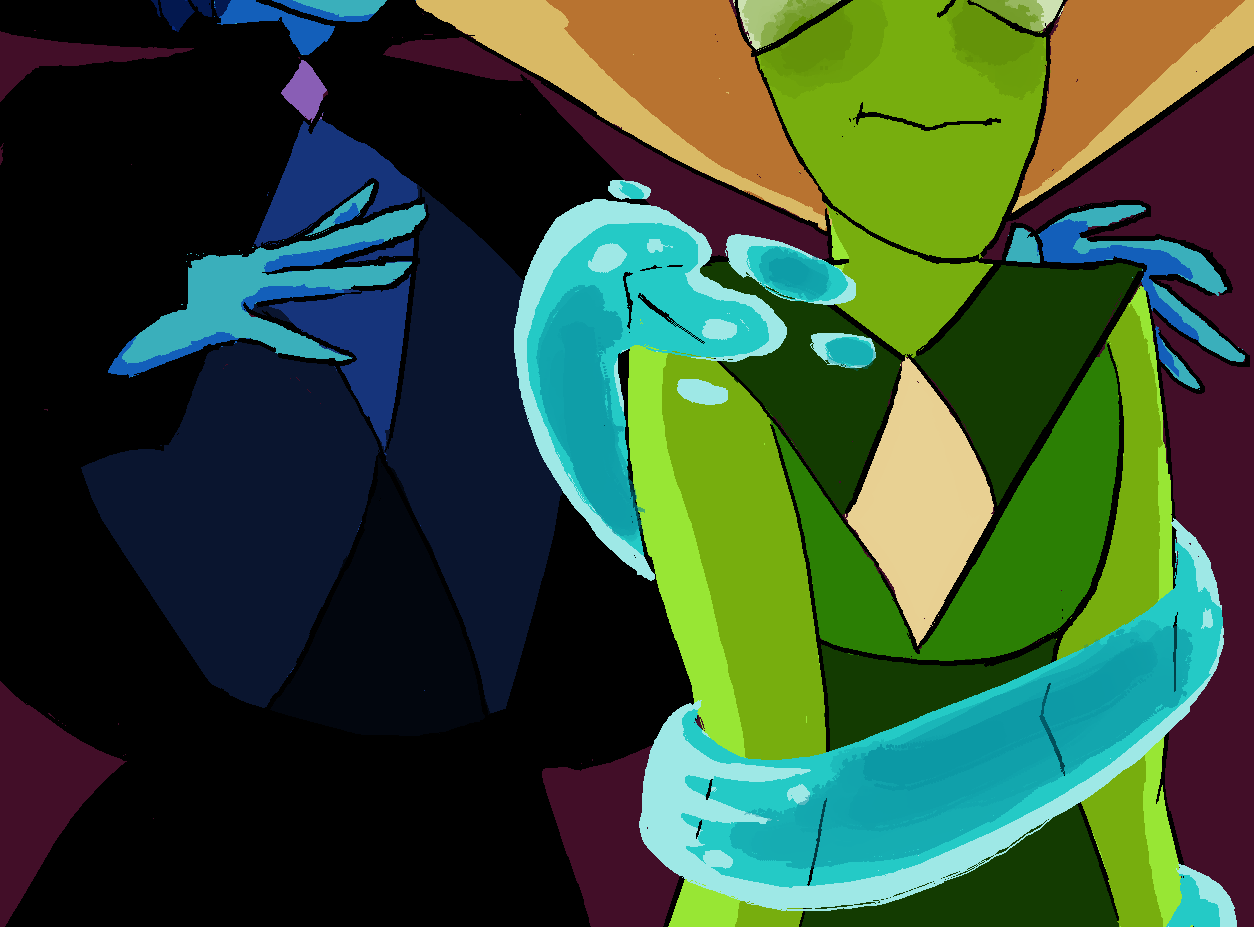 the Water Witch rebecca sugar has some doodles of lapis in a witchy outfit that i fell in love with. here’s my take. “My Peridot…”