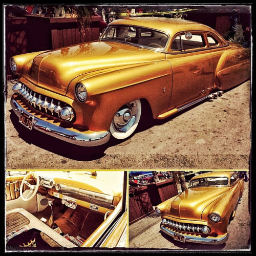 Gold Lowrider#classic #car #mymotorways #vintage #chevy...